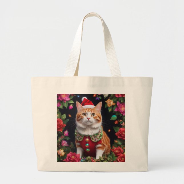 Bolsa Tote Grande Meowy (Frente)