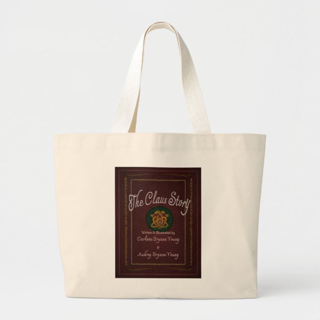 Bolsa Tote Grande Merch Tote Bag "The Claus Story" (Frente)