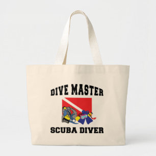 Bolsa Tote Grande Mergulhador de MERGULHADOR mestre do mergulho