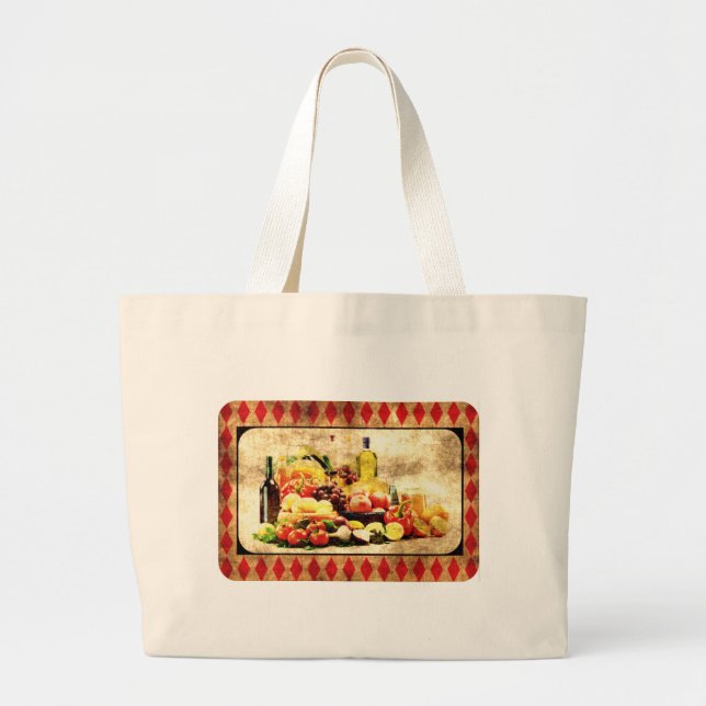 Bolsa Tote Grande Mesa Abundante (Frente)