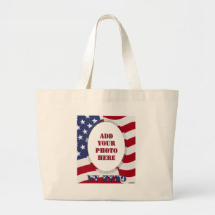 Bolsa Tote Grande Meu Herói - Adicione Sua Foto