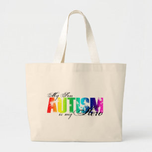 Bolsa Tote Grande Meu herói meu filho - autismo