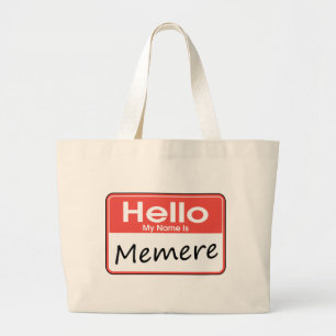 Bolsa Tote Grande Meu nome é Memere