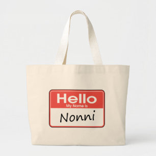 Bolsa Tote Grande Meu nome é Nonni