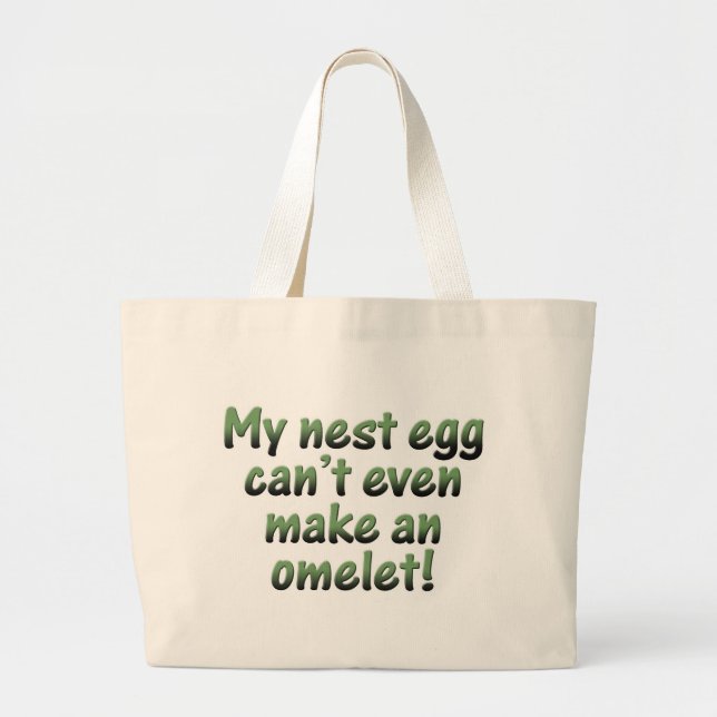 Bolsa Tote Grande Meu Ovo Ninho (Frente)