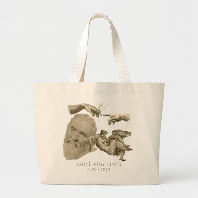 Bolsa Tote Grande Michelangelo (Frente)