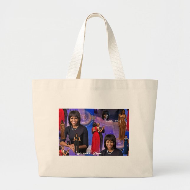 Bolsa Tote Grande Michelle Obama (Frente)