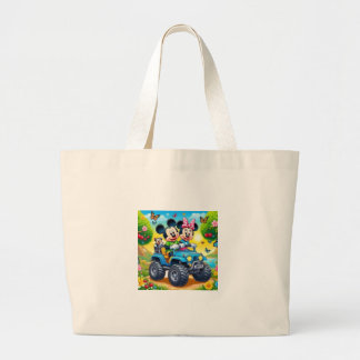 Bolsa Tote Grande Mickey e Amigos - Uma Gangue de Eterno C amável