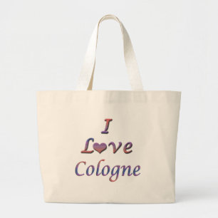 Bolsa Tote Grande Mim água de Colônia do coração (amor)