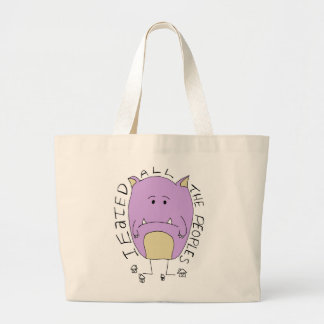 Bolsa Tote Grande Mim Eated todos os povos
