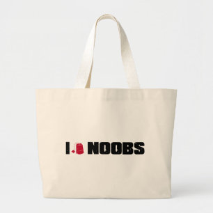 Bolsa Tote Grande mim noobs (do saquinho de chá)