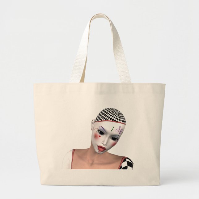 Bolsa Tote Grande Mime do KRW (Frente)
