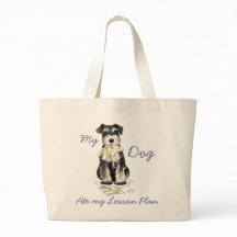 Minha Miniatura Schnauzer Comeu Meu Plano De Lição