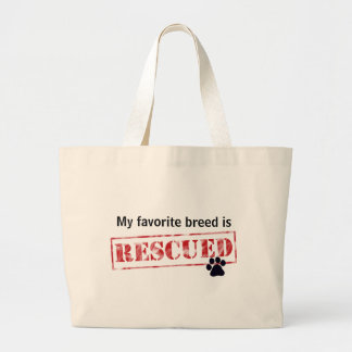 Bolsa Tote Grande Minha raça favorita é salvada