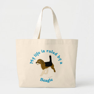 Bolsa Tote Grande Minha vida é ordenada por um lebreiro