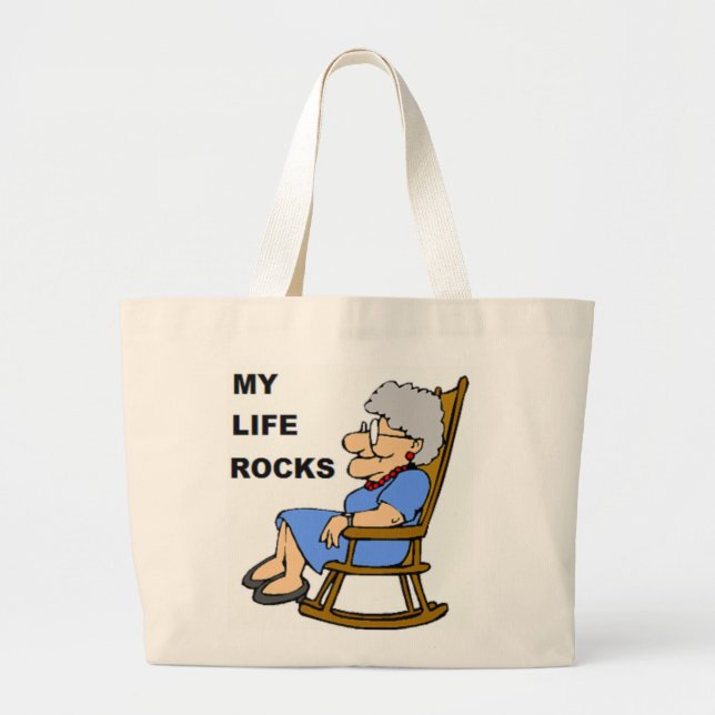 BOLSA TOTE GRANDE MINHAS ROCHAS DE VIDA (Frente)