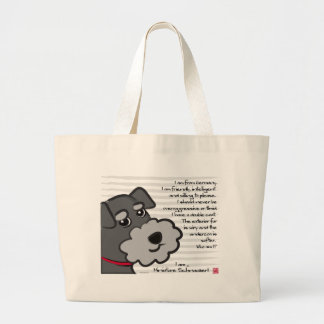 Bolsa Tote Grande Miniature Schnauzer