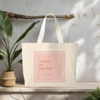 Mínimo personalizado beijado pelo Saco Sol Tote