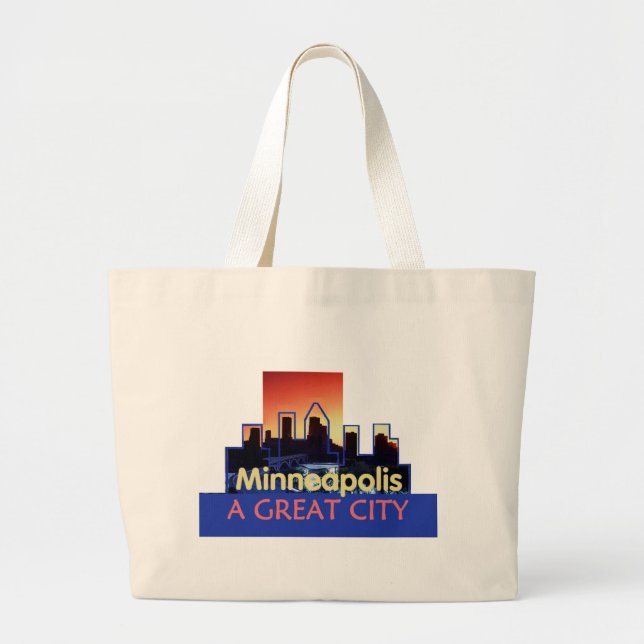 Bolsa Tote Grande Minnesota (Frente)