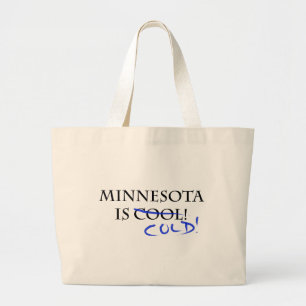 Bolsa Tote Grande Minnesota é Legal e frio!