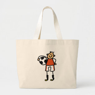 Bolsa Tote Grande Miúdo do futebol