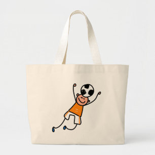 Bolsa Tote Grande Miúdo do futebol