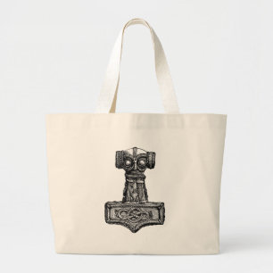 Bolsa Tote Grande Mjolnir: O martelo do Thor