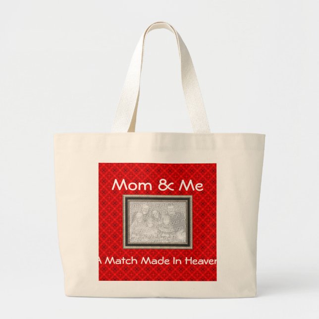 Bolsa Tote Grande Modelo - Saco de Tote da Mãe (Frente)