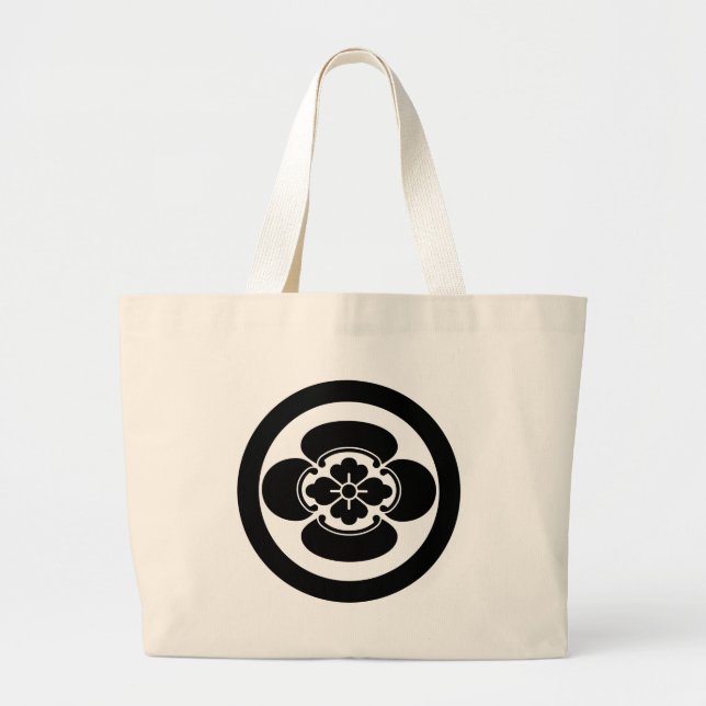 Bolsa Tote Grande Mokko em um círculo (Frente)