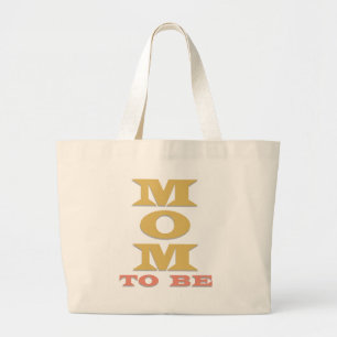 Bolsa Tote Grande MOM para ser Camisetas e presentes