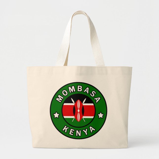 Bolsa Tote Grande Mombaça Quênia (Frente)