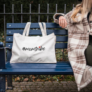 Bolsa Tote Grande #MomTribe Roteiro de Maternidade Moderna Dia das