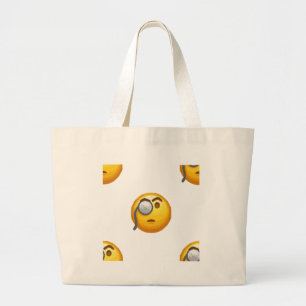 Bolsa Tote Grande monóculo emoji