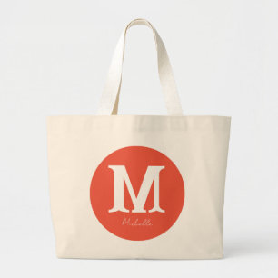 Bolsa Tote Grande Monograma mínimo sunset