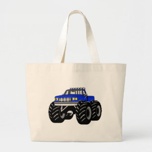 BOLSA TOTE GRANDE MONSTER TRUCK AZUL