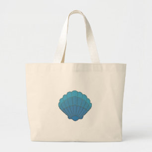 Bolsa Tote Grande Mosaico Azul