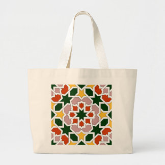 Bolsa Tote Grande Mosaico y arte de Marruecos. Arabescos y geometría