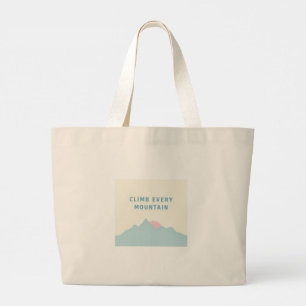 Bolsa Tote Grande Motivação de Montanha