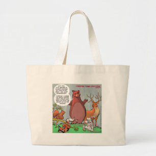 Bolsa Tote Grande Mudança climática de uma perspectiva de urso