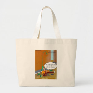 Bolsa Tote Grande Mudanças no Estilo de Vida do Sushi Camisetas Engr