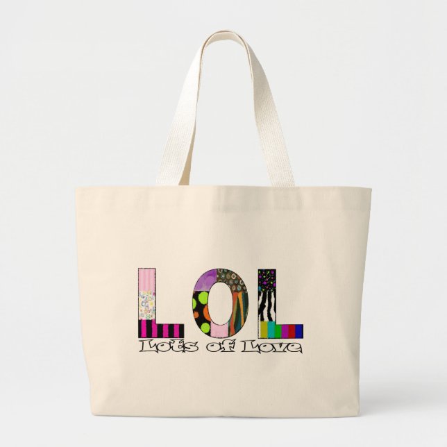 Bolsa Tote Grande Muito amor (Frente)