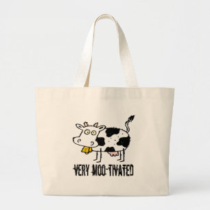 Bolsa Tote Grande Muito presentes das camisetas engraçadas