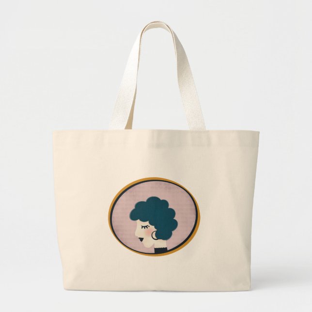 Bolsa Tote Grande Mulher no Espelho (Frente)