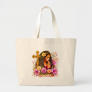 Bolsa Tote Grande Mulheres Afrocentras Afrocentas Americanas Florais