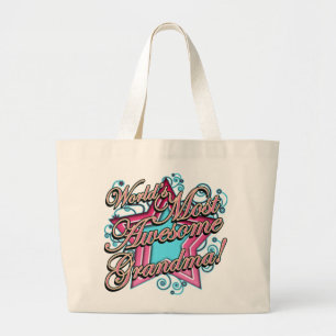 Bolsa Tote Grande Mundos a maioria de avó impressionante