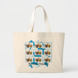 Bolsa Tote Grande Munique Bavarian OKTOBERFEST