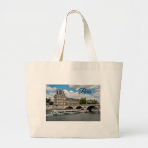 Bolsa Tote Grande Museu Louvre em Paris