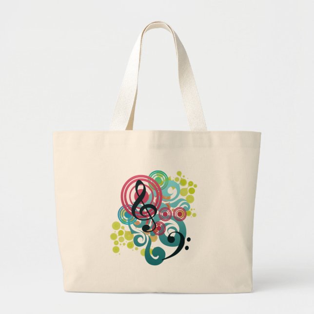 Bolsa Tote Grande Música (Frente)
