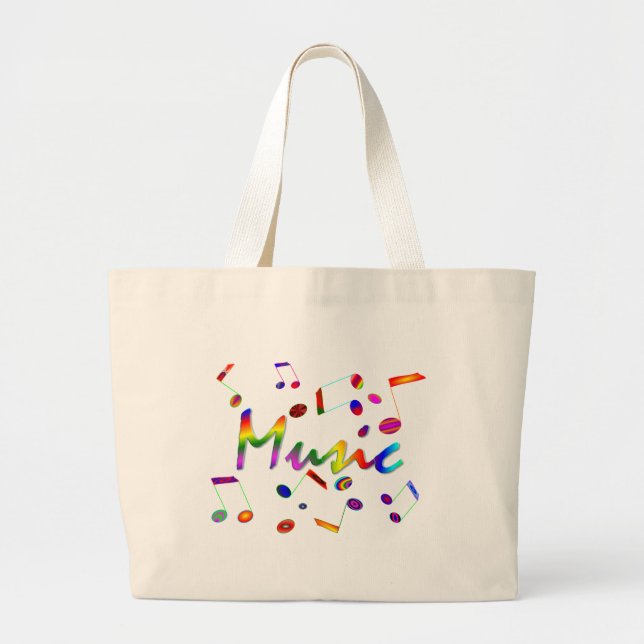 Bolsa Tote Grande Música (Frente)