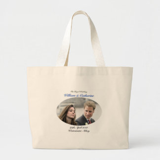 Bolsa Tote Grande N.º 1 O Casamento Real William & Catherine